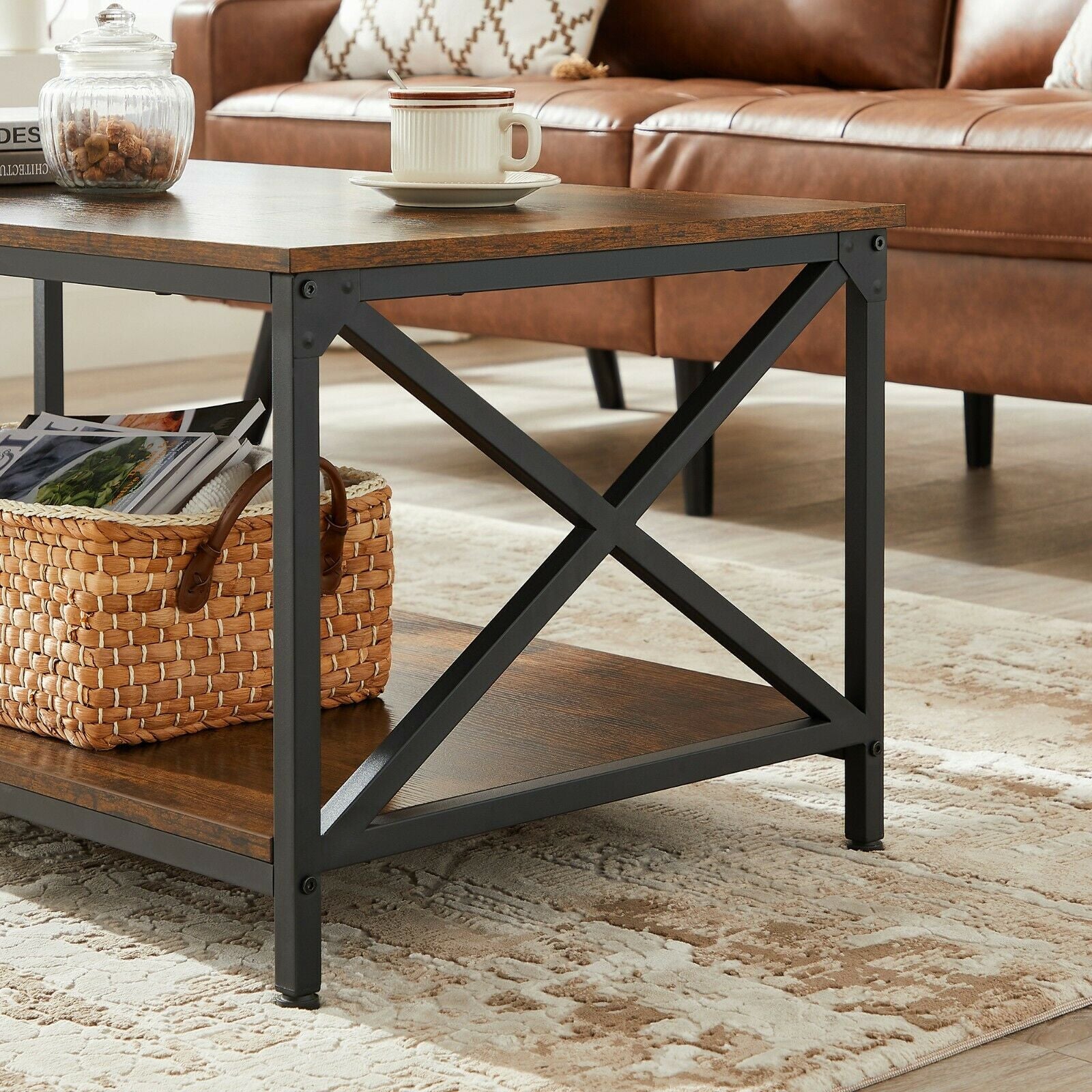 The Xcit Rustic Coffee Table