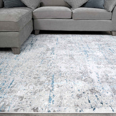 Blue & Grey Oxford rug