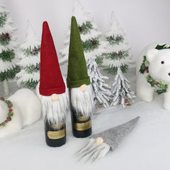 Christmas Knome Bottle Covers